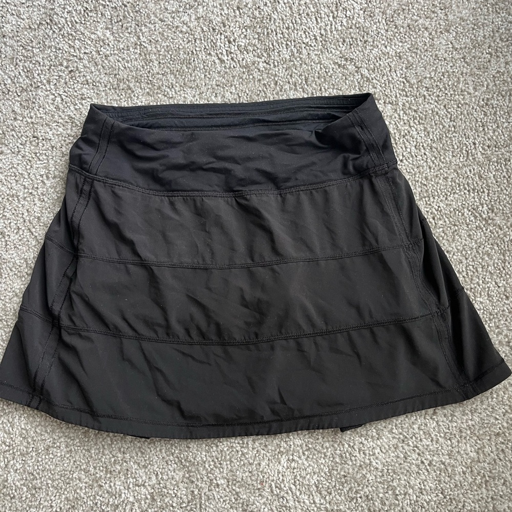 lululemon athletica black Mini Skirt